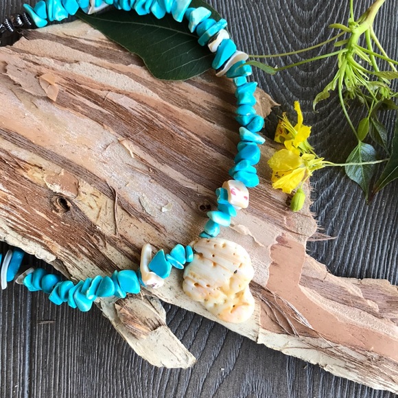 🌺🌿Handmade Rock Necklace🌿🌺 - Picture 3 of 8